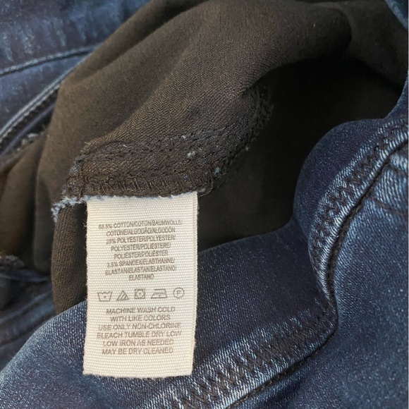Free People Dark Wash Pull On Skinny Jeans - Picture 5 of 5